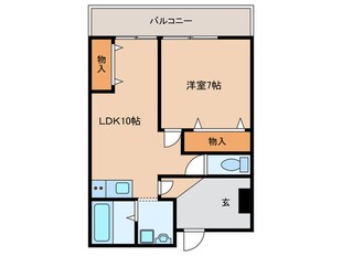 ミレニアム２１の物件間取画像